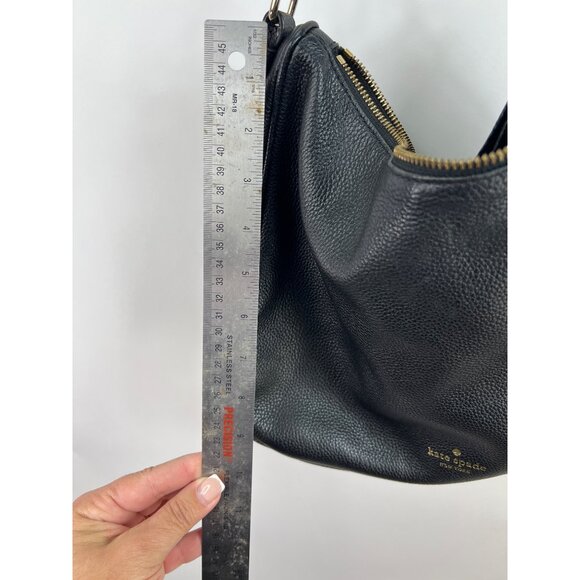 Kate Spade Mulberry Street Vivian Black Leather Hobo Bag - Picture 7 of 8